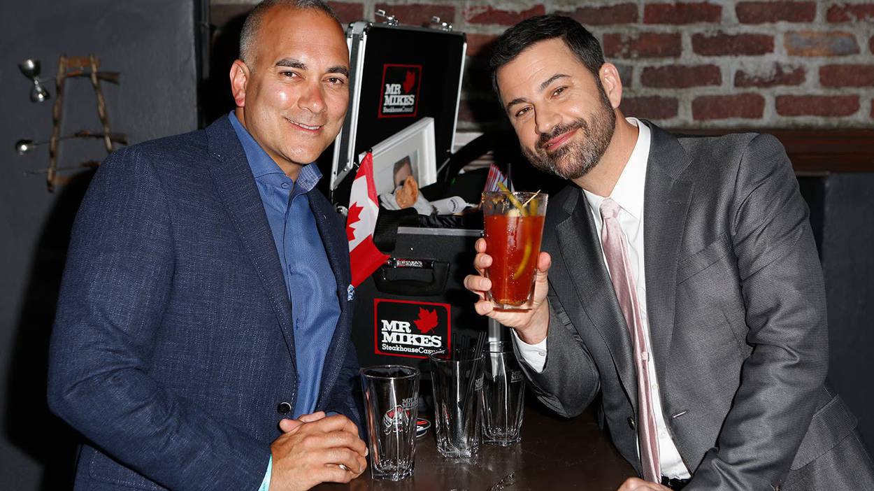 The project worked! Jimmy actually drank a caesar on Canada Day!